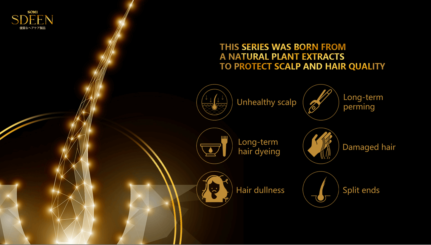 SDEEN Haircare Series (Shampoo, Treatment, Tonic)
