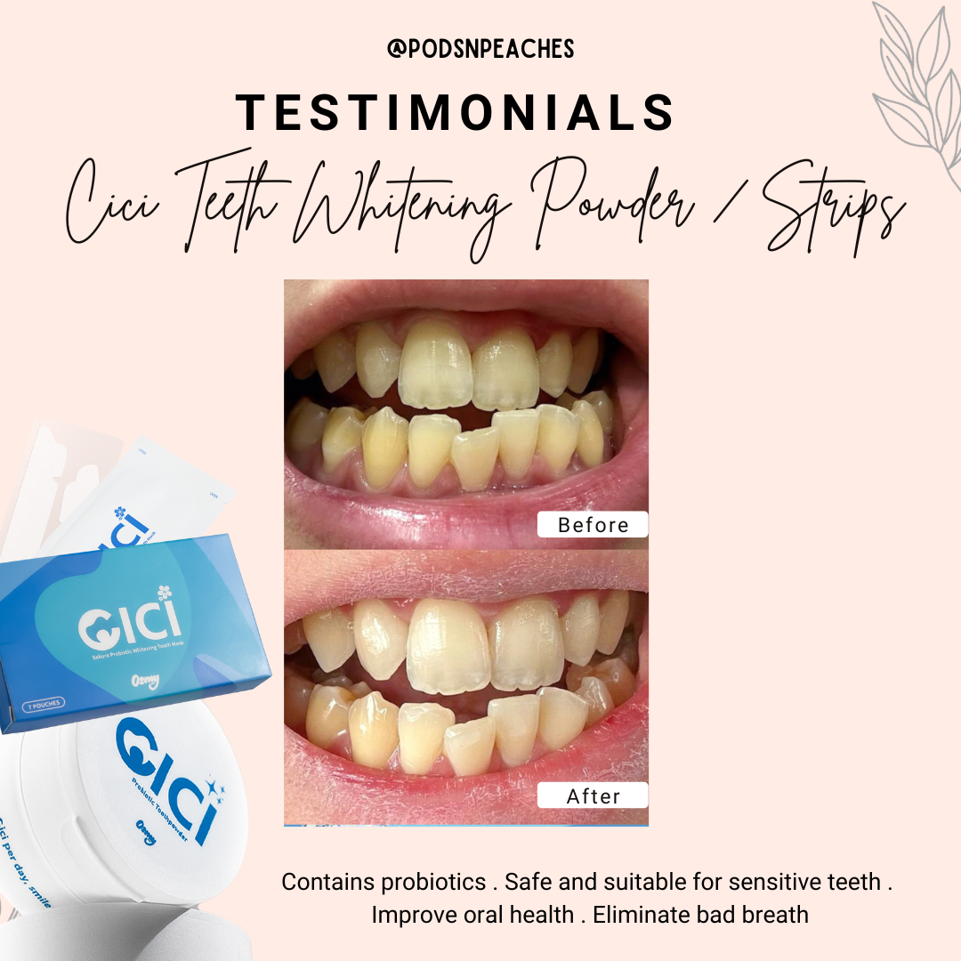 CICI OSMY Probiotics Teeth Whitening Tooth Powder (by SOM1)