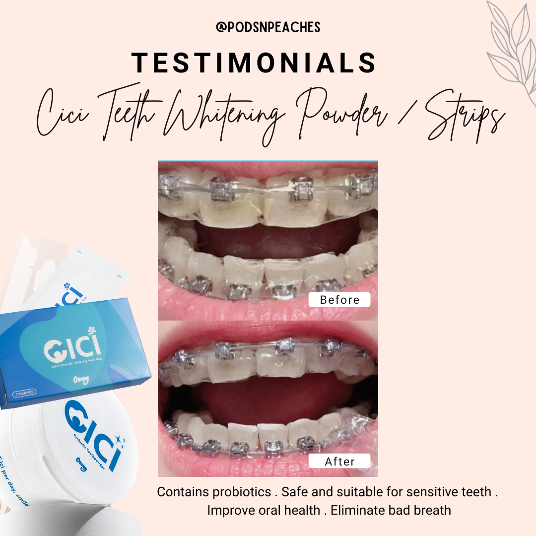 CICI OSMY Probiotics Teeth Whitening Tooth Powder (by SOM1)