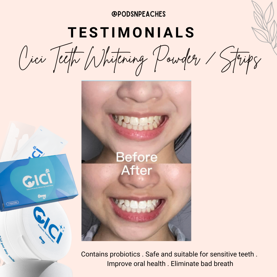 CICI OSMY Probiotics Teeth Whitening Tooth Powder (by SOM1)